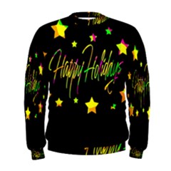 Happy Holidays 4 Men s Sweatshirt by Valentinaart