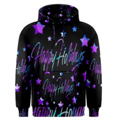 Happy Holidays 6 Men s Pullover Hoodie by Valentinaart