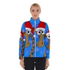 Xmas Giraffe - Blue Winterwear