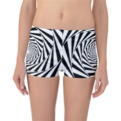 Puzzled Reversible Boyleg Bikini Bottoms