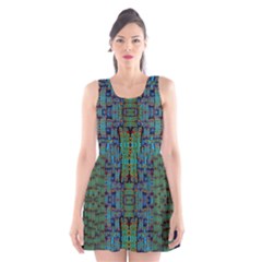 A Bird I Am From Paradise Scoop Neck Skater Dress