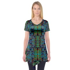 A Bird I Am From Paradise Short Sleeve Tunic 