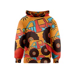 Colorful Car Design For Kids  Kids  Pullover Hoodie