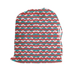 Geometric Waves Drawstring Pouches (xxl)