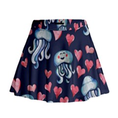 Jellyfish Love Mini Flare Skirt by BubbSnugg