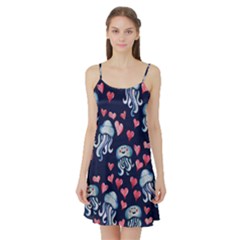 Jellyfish Love Satin Night Slip