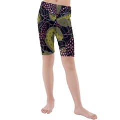 Abstract Garden Kids  Mid Length Swim Shorts by Valentinaart