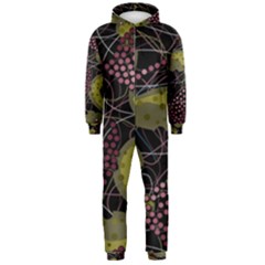 Abstract Garden Hooded Jumpsuit (men) 