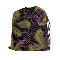 Abstract Garden Drawstring Pouches (xxl)