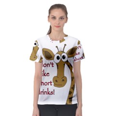 Giraffe Joke Women s Sport Mesh Tee