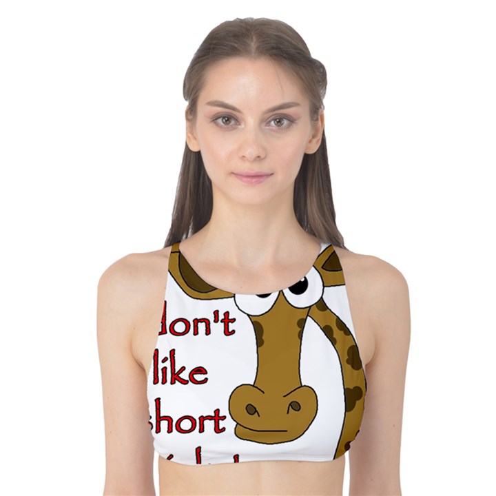 Giraffe joke Tank Bikini Top