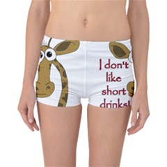 Giraffe Joke Reversible Boyleg Bikini Bottoms by Valentinaart