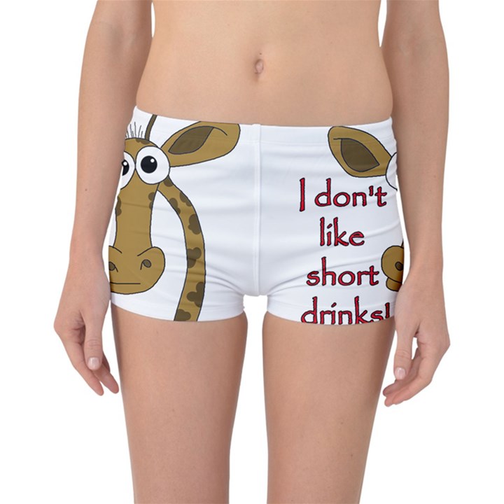 Giraffe joke Reversible Boyleg Bikini Bottoms