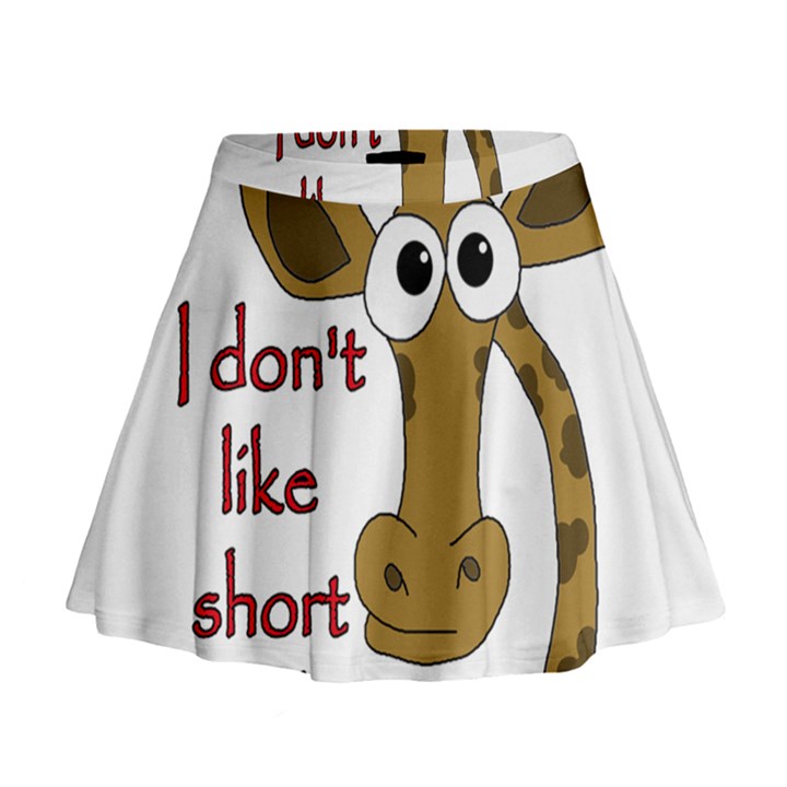 Giraffe joke Mini Flare Skirt