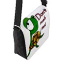 Turtle joke Flap Messenger Bag (S) View2