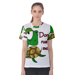 Turtle Joke Women s Cotton Tee