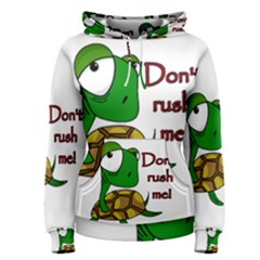 Turtle Joke Women s Pullover Hoodie by Valentinaart