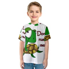 Turtle Joke Kids  Sport Mesh Tee