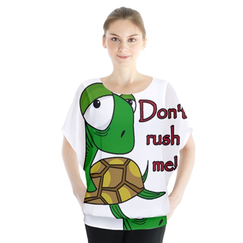 Turtle Joke Blouse by Valentinaart