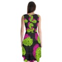 Decorative leafs  Sleeveless Chiffon Dress   View2