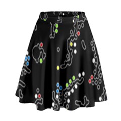 In My Mind High Waist Skirt by Valentinaart