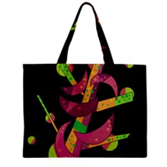 Moon Tree Zipper Mini Tote Bag