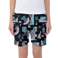 Blue Shadows  Women s Basketball Shorts