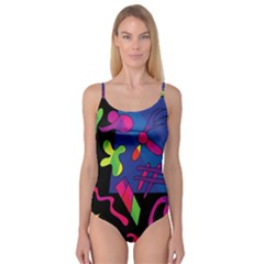 Colorful Shapes Camisole Leotard 