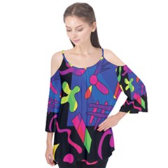 Colorful Shapes Flutter Tees