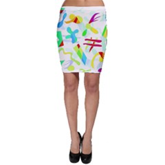 Playful Shapes Bodycon Skirt