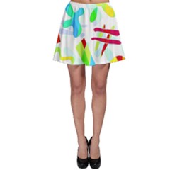 Playful Shapes Skater Skirt