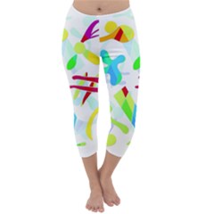 Playful Shapes Capri Winter Leggings 