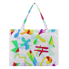 Playful Shapes Medium Tote Bag