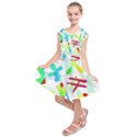 Playful shapes Kids  Short Sleeve Dress View1