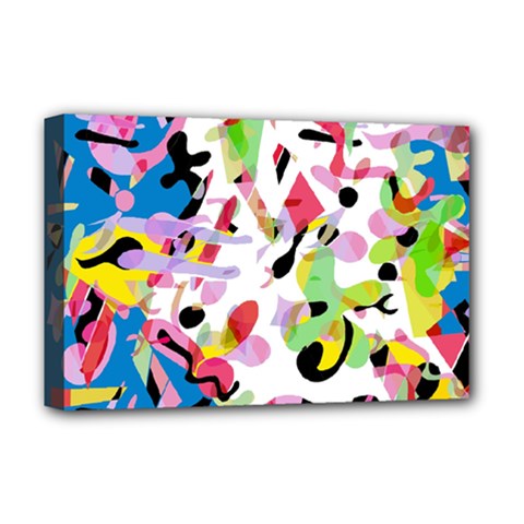 Colorful Pother Deluxe Canvas 18  X 12  