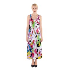 Colorful Pother Sleeveless Maxi Dress by Valentinaart