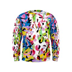 Colorful Pother Kids  Sweatshirt