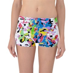 Colorful Pother Reversible Boyleg Bikini Bottoms by Valentinaart