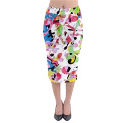 Colorful Pother Midi Pencil Skirt by Valentinaart