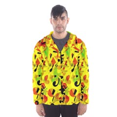 Fire Hooded Wind Breaker (men) by Valentinaart