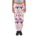 Colorful Cute Hearts Pattern Women s Jogger Sweatpants View1