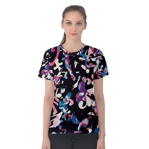 Creative Chaos Women s Cotton Tee by Valentinaart