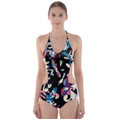 Creative Chaos Cut-out One Piece Swimsuit