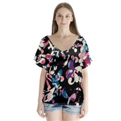 Creative Chaos Flutter Sleeve Top