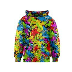 Colorful Airplanes Kids  Pullover Hoodie