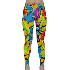 Colorful Airplanes Classic Yoga Leggings