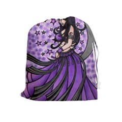 Violet Moon Belly Dancer Drawstring Pouches (extra Large)