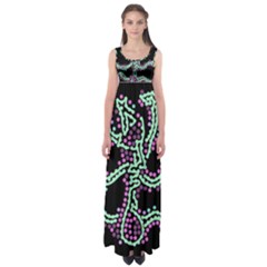 Playful Dots Empire Waist Maxi Dress