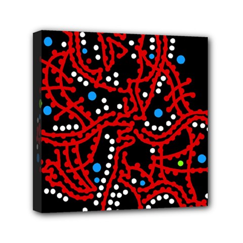 Red Fantasy 2 Mini Canvas 6  X 6 