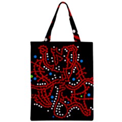 Red Fantasy 2 Zipper Classic Tote Bag